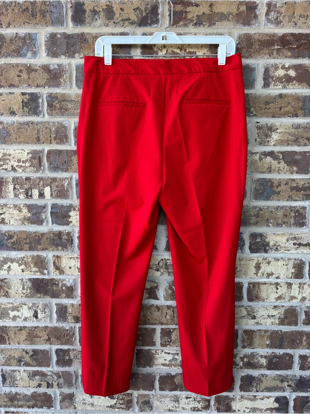 ZARA Red Tailored 2-Piece Pantsuit Set | Blazer + Trousers | Size 8/M - Picture 10 of 11